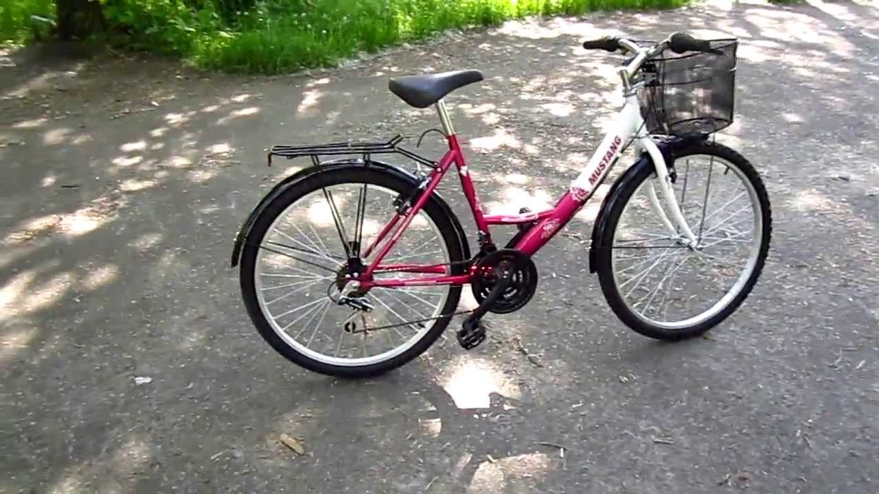 Городской велосипед - одноподвес Mustang Safire [розовый]