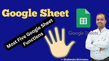 Google Sheets Function Part 1