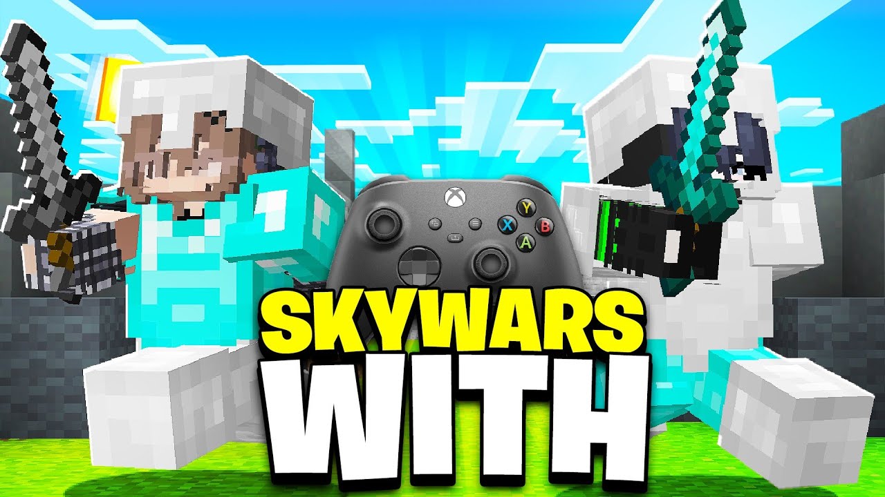I Played SKYWARS with a Controller! - The Hive Skywars