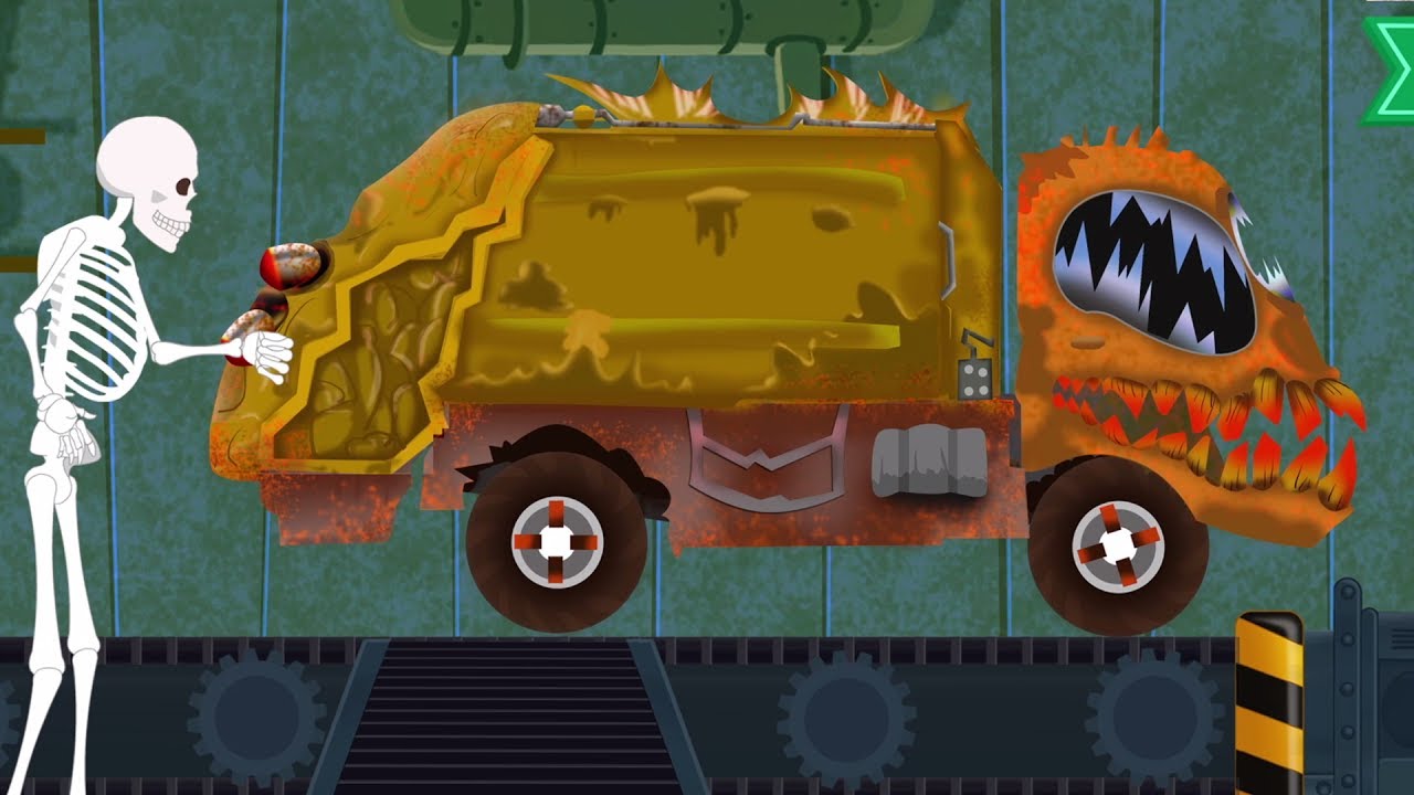  Truk  Sampah  yang Pabrik Mainan  Kendaraan untuk anak 
