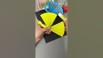 Làm con công bằng giấy #thucong #sangtao #gapgiay #xuhuong