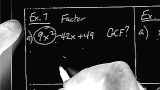 Algebra 2 5-4 Factoring Part II