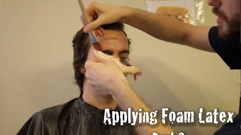 OLD Foam Latex Makeup Application - part 3