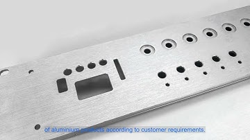 AL Aluminum丨 CNC Machining custom front panels High precision