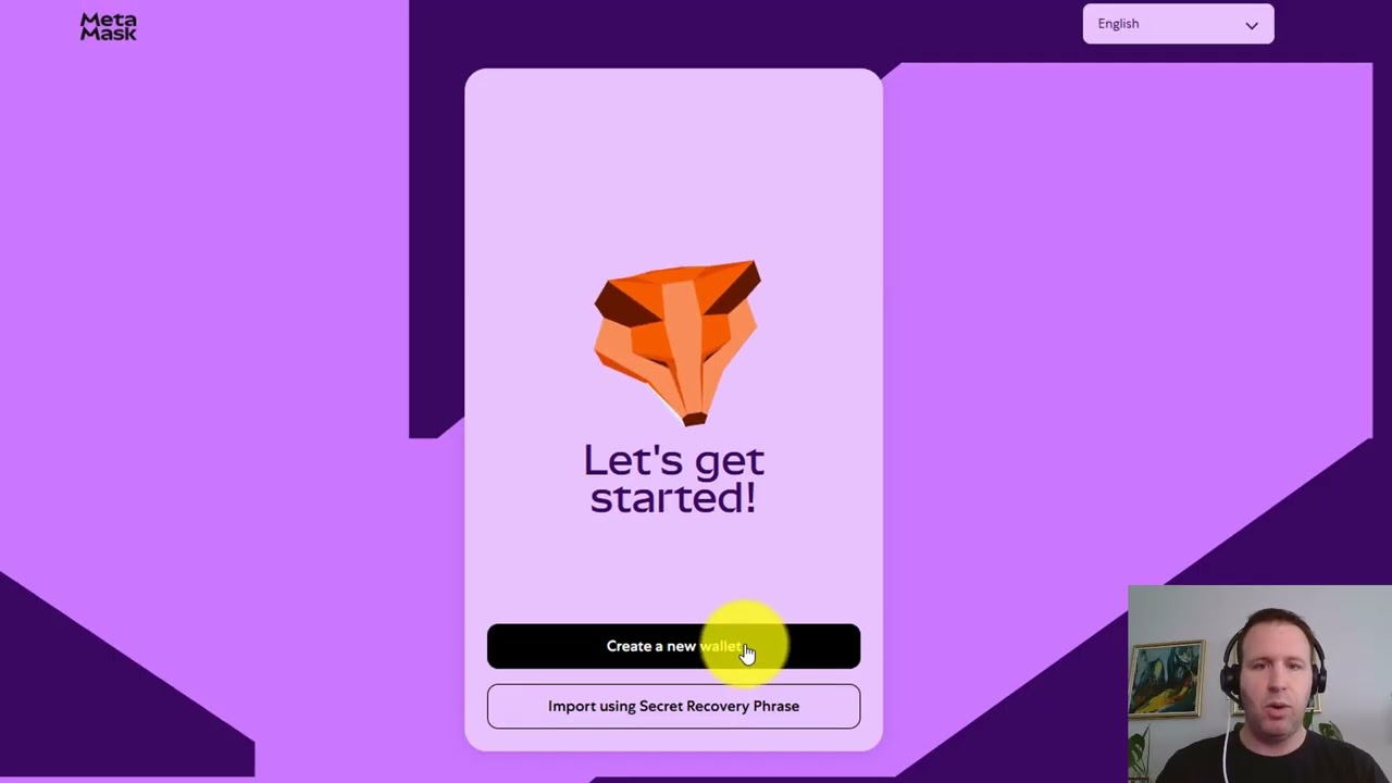 Metamask Wallet Setup - Quick tutorial to create your first EVM wallet for crypto