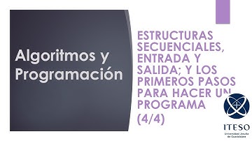 Algoritmos y Programación 06.4 Estructuras secuenciales, escribiendo un programa con PyCharm
