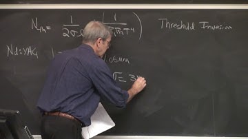 Lasers & Optoelectronics Lecture 17: Gain, Saturation, Threshold (Cornell ECE4300 Fall 2016)