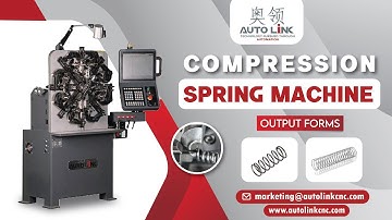 3 - Axis CNC  Wire Forming Machine | Compression Spring Machine | Available in Alibaba