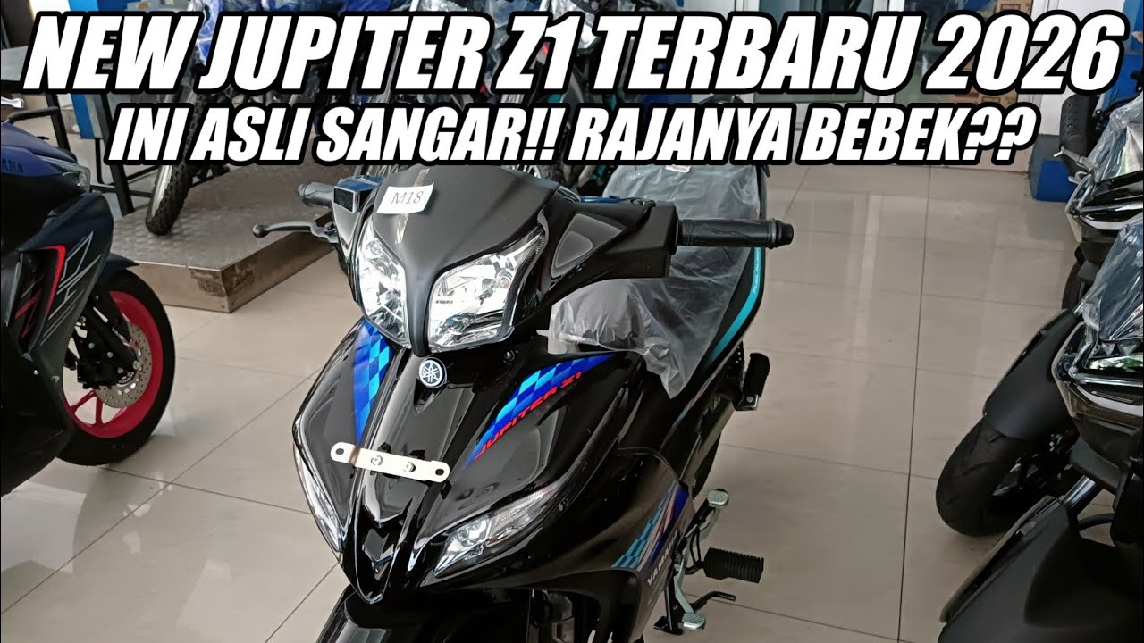 NEW JUPITER Z1 2026 BLACK! PALING TANGGUH JUARA BEBEK TERDEPAN
