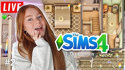 INTERIEUR van mijn droomhuis inrichten 🛋️💖 | Sims 4 Live! #2