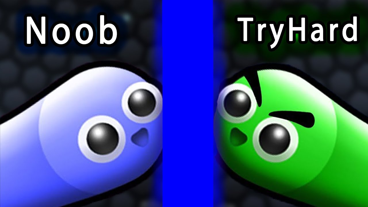 NOOB vs TRYHARD in Slither.io