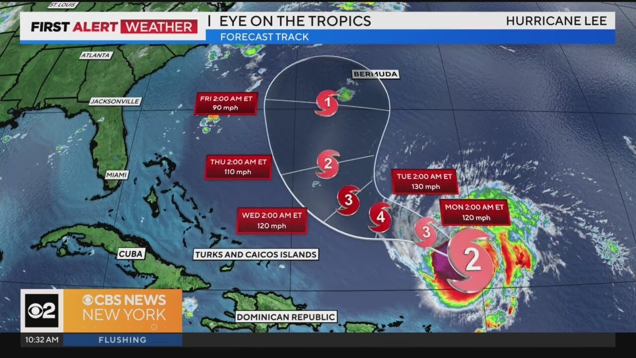 Hurricane Lee predicted to stay offshore as it passes by New York City