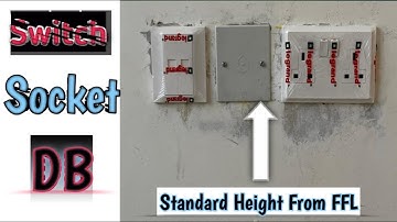 Standard Height Of Different Switches and Sockets In UAE |Electrical Work| ElectroDUBAI