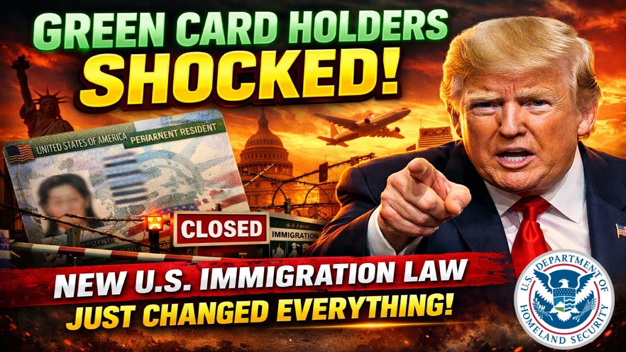 Green Card Holders Shocked! New US Immigration Law Just Changed Everything