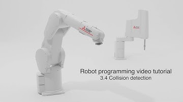 Robot Melfa programming – Lesson 3.4 Parameter: Collision detection