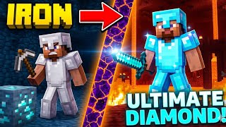 I Skipped The Grind! FULL Diamond Armor &amp; The Nether! @MeVSBlock 
