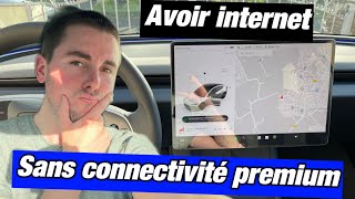 Avoir internet dans sa Tesla sans connectivité premium ?! ASTUCE