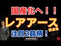 【レアアース】今注目の関連2銘柄!!😃国産化の動きへ!?25/7/6(日)