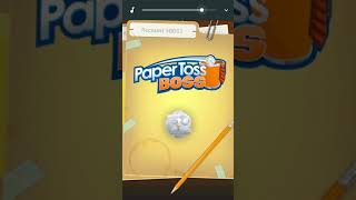 Best gameplay and review of paper toss boss best time pass game screenshot 5
