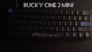 كيف تغير لون كيبورد دكي Ducky one 2 mini