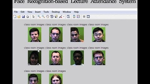 Face Recognition-based Lecture Attendance System Matlab Project