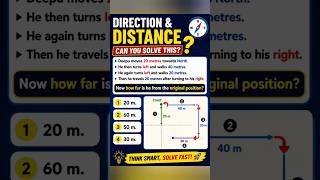 Direction and Distance | #rrbalp2026 #rrb #reasoning #exam #shorttricks #subscribe #likeandshare