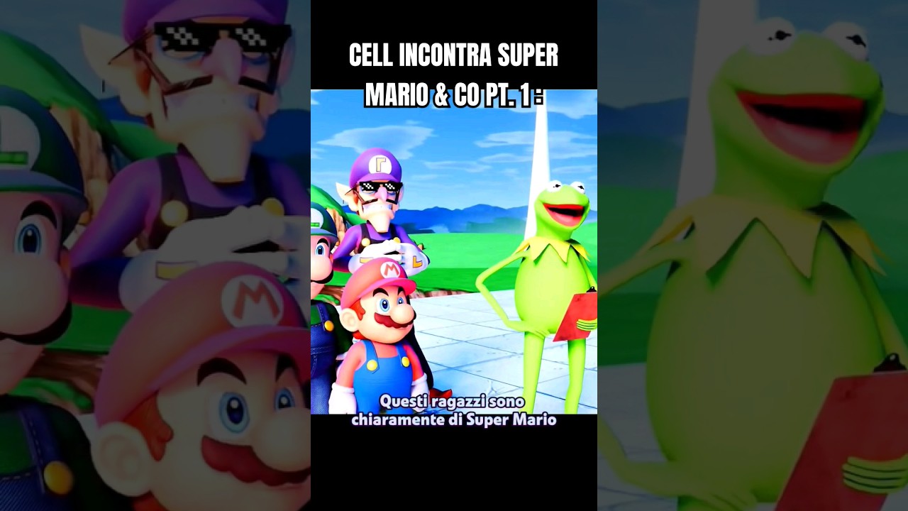 CELL INCONTRA SUPER MARIO & CO PT. 1 🇮🇹 ANIMAZIONE DI DEVILARTEMIS 