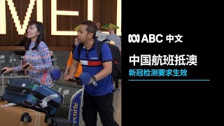 首批提供新冠阴性结果的中国旅客抵达澳洲丨ABC中文