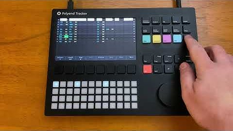 Polyend Tracker - Galactic Tapes - Intangible Colours