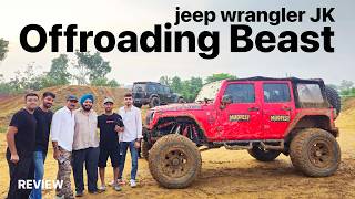 Ultimate Jeep Wrangler JK Build in india | Crazy Modifications + Monster Lift Kit