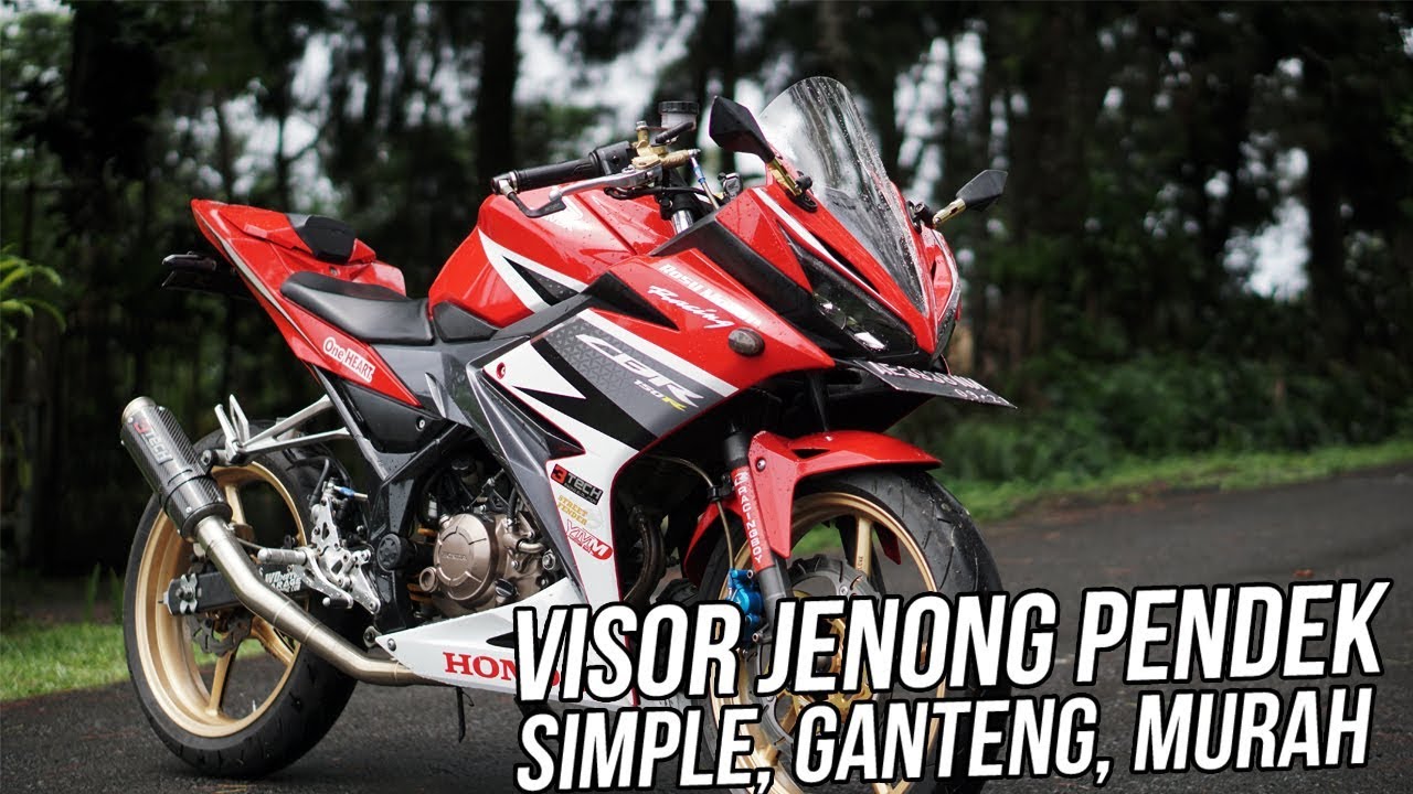 Pasang Visor Jenong Pendek Di CBR 150R Facelift YouTube