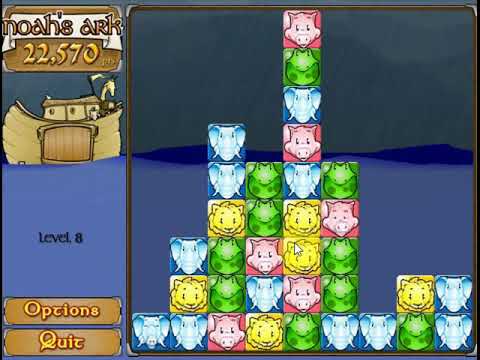 Noah's Ark Deluxe - PopCap Game - NES Game - Puzzle Game