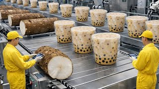 From Mud to Millions: How America Turns Cassava Into Boba Pearls (Factory Process) 🔥