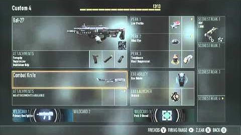 COD: Advanced Warfare search and destroy class set up
