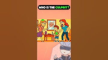 Who Is The Culprit? #shorts #youtubeshorts #quiz #viral #memes #usa #brainteasers #viralvideo