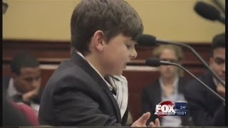 12 year old testifies for gay marriage - YouTube