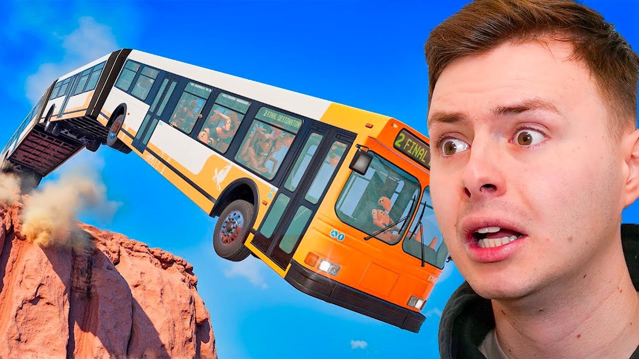 Reagujeme na ŠÍLENÝ PÁD AUTOBUSU ZE SKÁLY! 😱 (Reakce)