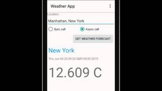 Weather App - Service Communication