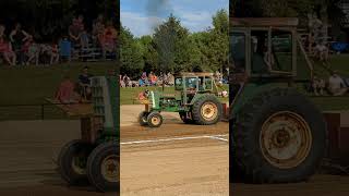 Oliver 1850 Farm Stock Tractor Pull #oliver #farming #tractor #tractorpulling