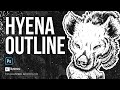 Hyena  outline part 1