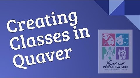 Creating Classes in Quaver