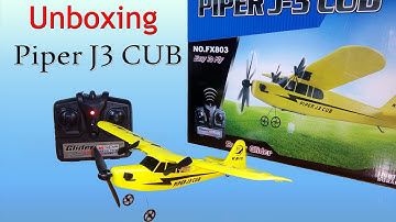 [Unboxing] Airplane FX803 2.4G PIPER J3 CUB NC26170