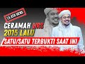 Habib Rizieq Telah Peringatkan Hal Ini Pada Tahun 2015 Lalu.