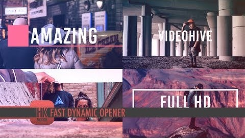 Fast Dynamic Opener (After Effects template)