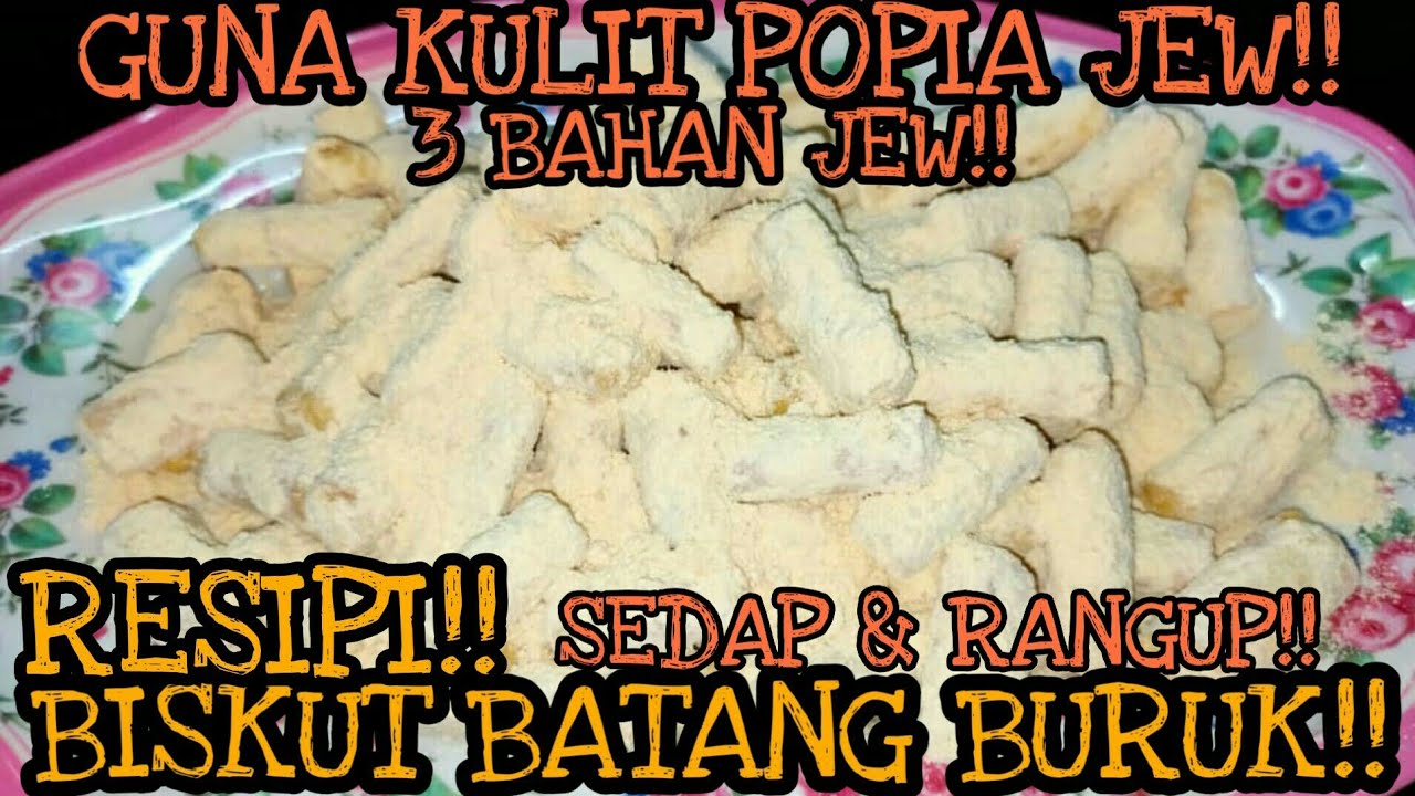 Resepi batang buruk kacang hijau