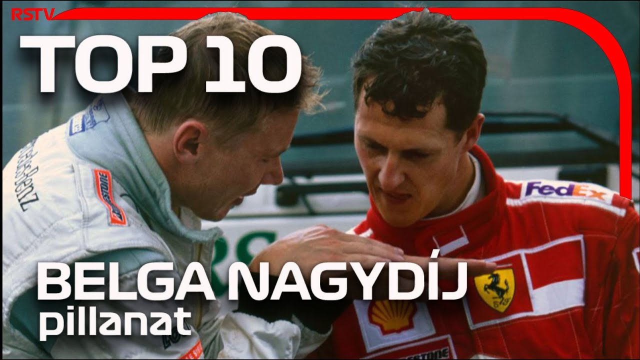 F1 TOP 10 Belga nagydíj pillanat