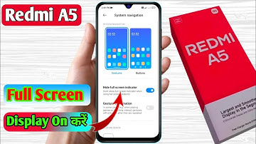 how to full screen display in redmi a5 | redmi a5 full screen display setting