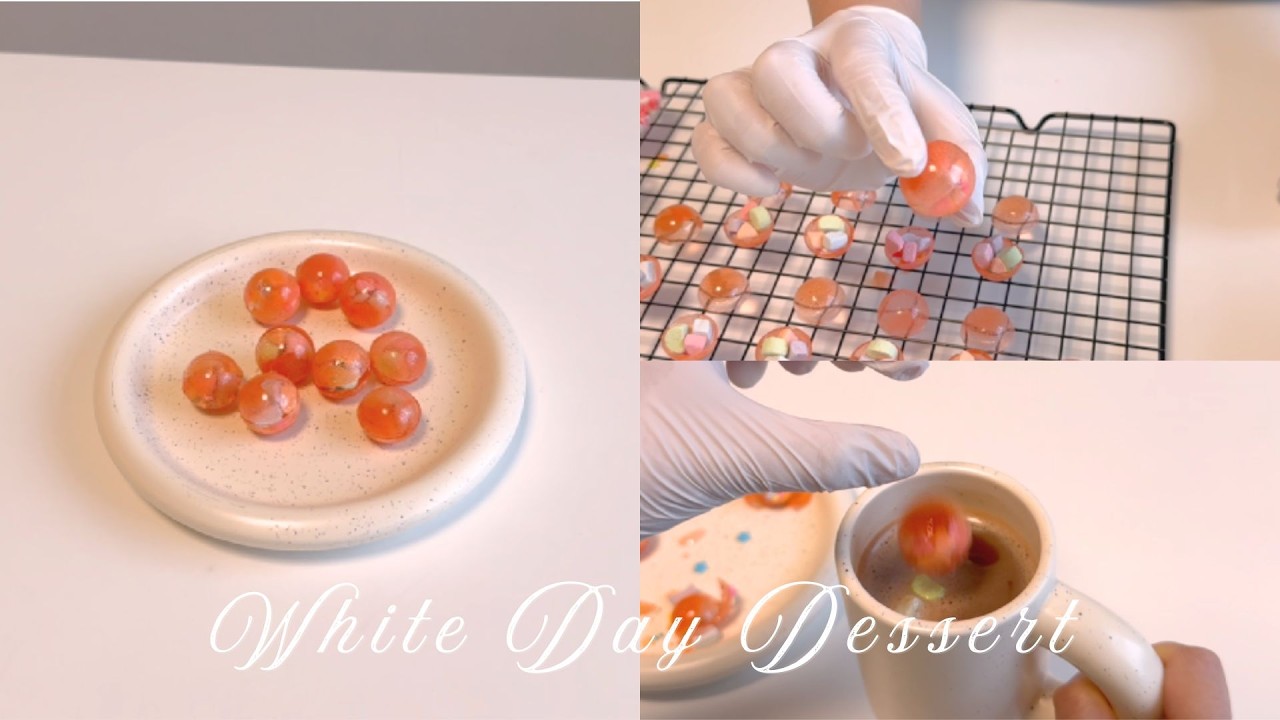 화이트데이는 사실 마시멜로우를 선물하는 날이야🍭￨마시멜로우 캔디 만들기￨화이트데이 디저트