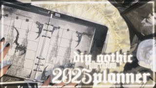diy fully custom gothic planner ⋆ ˚ ꩜ ｡ ⋆୨୧˚