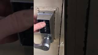 New code for push button lock not instructional video #allockandkeyco ￼
